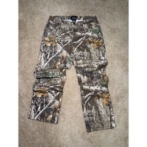 Realtree Camo Camouflage Hunting Pants Size Small 32x29 Excellent Condition
